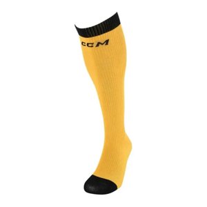 CCM Podkolenky CCM SockLine SR, žlutá, 37-46