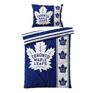 TipTrade Mikroplyšové povlečení NHL 140x200/70x90cm, Toronto Maple Leafs