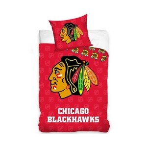TipTrade Povlečení NHL 135x200/80x80cm, Chicago Blackhawks
