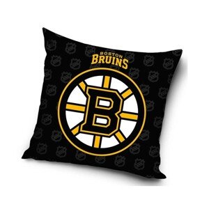 TipTrade Velurový Polštář NHL 40x40cm, Boston Bruins