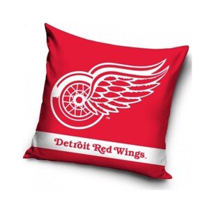 TipTrade Velurový Polštář NHL 40x40cm, Detroit Red Wings