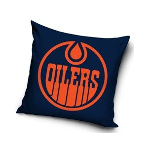 TipTrade Velurový Polštář NHL 40x40cm, Edmonton Oilers