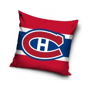 TipTrade Velurový Polštář NHL 40x40cm, Montreal Canadiens