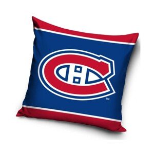 TipTrade Velurový Polštář NHL 40x40cm, Montreal Canadiens