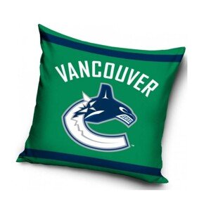 TipTrade Velurový Polštář NHL 40x40cm, Vancouver Canucks