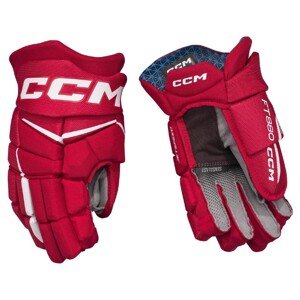 CCM Rukavice CCM Jetspeed FT880 SR, červená-bílá, Senior, 14"
