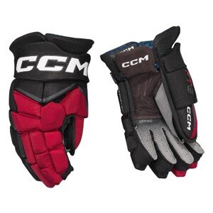 CCM Rukavice CCM Jetspeed FT8 JR, černá-červená-bílá, Junior, 11"