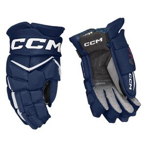 CCM Rukavice CCM Jetspeed FT8 JR, tmavě modrá-bílá, Junior, 12"