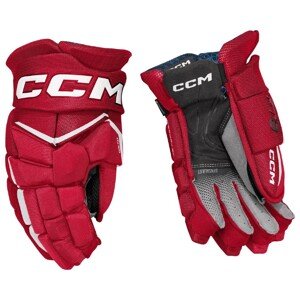 CCM Rukavice CCM Jetspeed FT8 JR, červená-bílá, Junior, 12"
