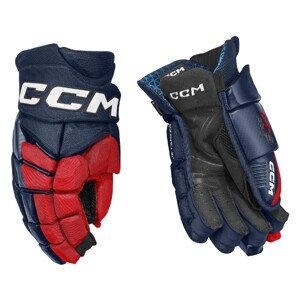 CCM Rukavice CCM Jetspeed FT8 Pro JR, tmavě modrá-červená-bílá, Junior, 11"