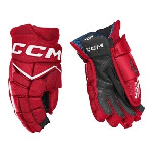 CCM Rukavice CCM Jetspeed FT8 Pro JR, červená-bílá, Junior, 11"