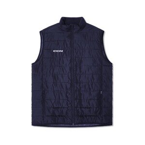 CCM Vesta CCM Team Quilted Vest SR, tmavě modrá, Senior, L