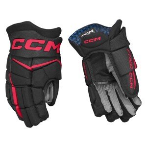 CCM Rukavice CCM Jetspeed FT880 JR, černá-červená, Junior, 10"
