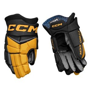 CCM Rukavice CCM Jetspeed FT880 JR, černá-žlutá, Junior, 12"