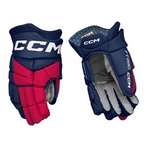 CCM Rukavice CCM Jetspeed FT880 SR, tmavě modrá-červená-bílá, Senior, 14"
